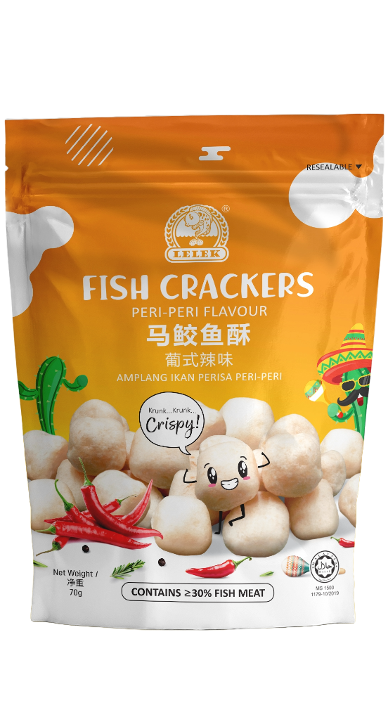 Peri Peri Flavored Fish Crackers